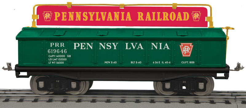 No. 212-1 Covered Gondola - Standard Gauge 3-Rail - Lionel Corp. -- Pennsylvania Railroad