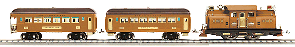 Lionel Corp. #342E Outfit Passenger Train Set - 3-Rail Standard Gauge w/Sound -- Electric Loco, Coach, Observation, Track Circle, 50 Watt Pack & DVD