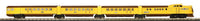 Lionel Corp. City of Denver Passenger Train Only - 3-Rail w/Proto-Sound 3.0 -- 1 Each Locomotive, Coach & Observation Union Pacific (yellow, brown)
