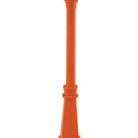 Lionel Corp. #57 Corner Street Lamp/Sign - Operating -- Intersection of Lionel Ave. & American Flyer Ave. (orange)  19.1cm Tall
