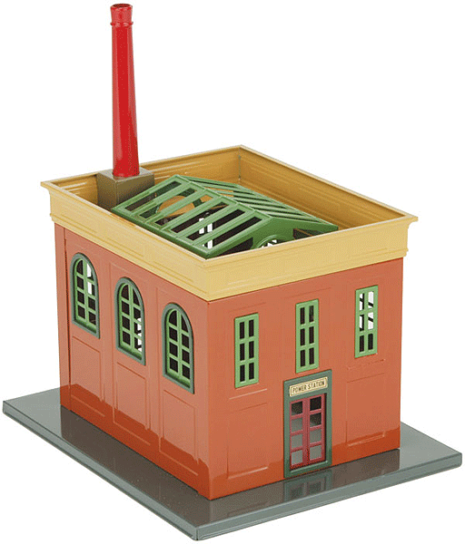 Lionel Corp. #436 Powerhouse - Assembled -- Terra Cotta 9-1/4 x 7-3/4 x 10-1/2"  23.5 x 19.7 x 26.7cm-1