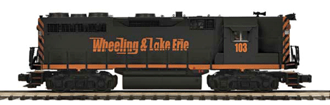 Premier Diesel GP35 Powered w/Proto-Sound 2.0 & Scale Wheels -- Wheeling & Lake Erie w/High Hood