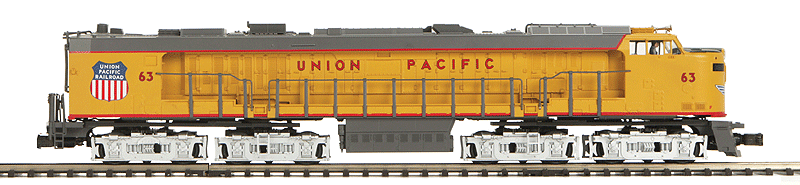 Premier GTEL Veranda Gas Turbine Only w/Proto-Sound(R) 2.0 - 3-Rail -- Union Pacific #66 (Armour Yellow, gray)