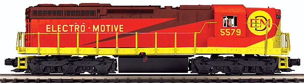 RailKing(R) Premier Diesel EMD SD24 w/Proto-Sound 3.0 & DCS - 3-Rail -- Electro-Motive Division EMD #5579 (orange, brown, yellow)