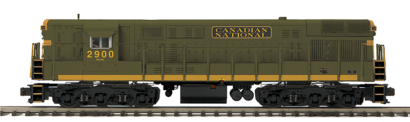 FM H24-66 Trainmaster w/Proto-Sound 3.0 - 3-Rail - Premier(R) -- Canadian National (green, yellow, black)