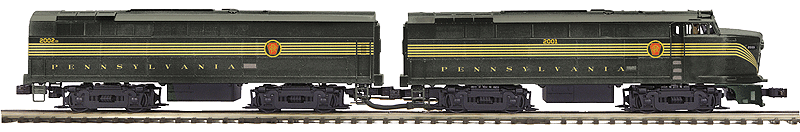 Baldwin RF16 Sharknose A-B Set - 3-Rail w/Proto-Sound 3.0 Hi-Rail Wheels Premi -- Pennsylvania Railroad