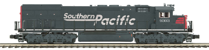 EMD SD45T-2 - 3-Rail w/Hi-Rail Wheels, Proto-Sound 3.0 - Premier(R) -- Southern Pacific (gray, red, white, Speed Lettering)