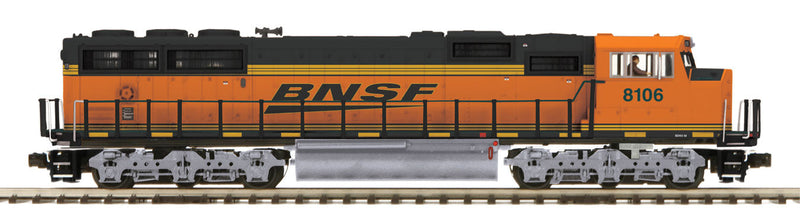 EMD SD60M - 3-Rail w/Hi-Rail Wheels, Proto-Sound 3.0 - Premier(R) -- BNSF Railway (orange, black, yellow, Wedge Logo)