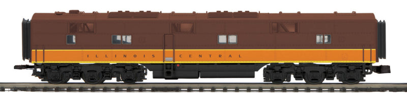 EMD E6B - 3-Rail w/Hi-Rail Wheels, Unpowered - Premier(R) -- Illinois Central #4099 (brown, orange)