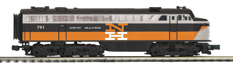 Fairbanks-Morse C-Liner - 3-Rail w/Hi-Rail Wheels, Proto-Sound 3.0 - Premier -- New Haven #791 (McGinnis, black, red, white)