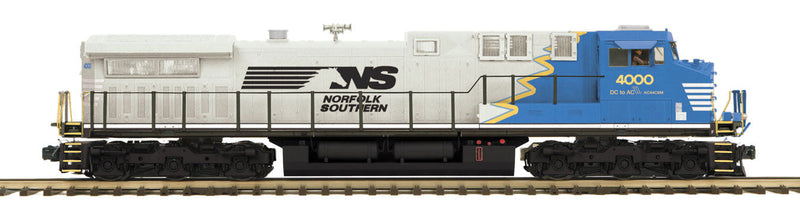 GE AC4400CW - 3-Rail w/Hi-Rail Wheels & Proto-Sound 3.0 -- Norfolk Southern #4000