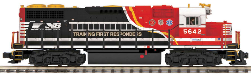 EMD GP38-2 - 3-Rail w/Hi-Rail Wheels & Proto-Sound 3.0 -- Norfolk Southern #5642