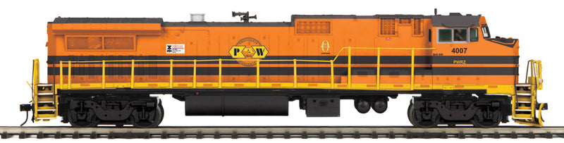 GE Dash 8-40BW - 3-Rail with Hi-Rail Wheels - Proto-Sound 3.0 - Premier -- Providence & Worchester 4007