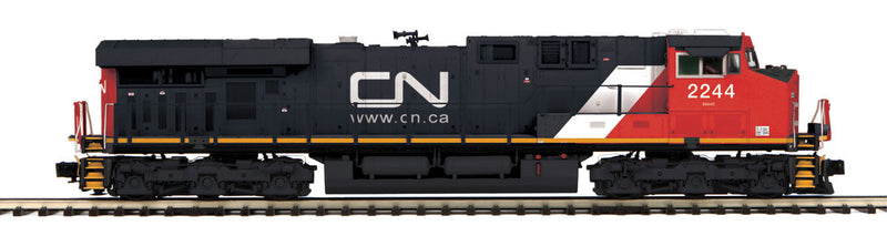 GE ES44DC - 3-Rail with Hi-Rail Wheels - Proto-Sound 3.0 - Premier -- Canadian National 2244