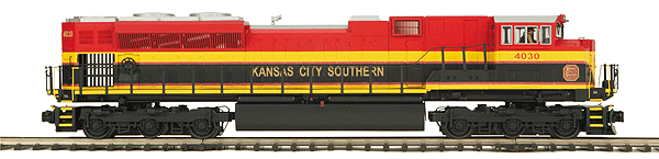 Premier Diesel SD70ACe w/Hi-Rail Wheels, Powered w/Proto-Sound 2.0 -- Kansas City Southern