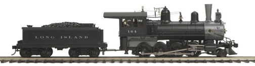 Premier Steam H-3 2-8-0 Consolidation w/Proto-Sound(R) 3.0 & Hi-Rail Wheels -- Long Island #164
