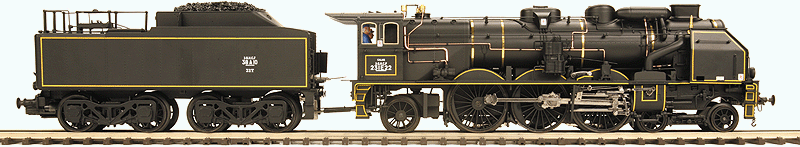 Premier Steam 4-6-2 Pacific w/Proto-Sound(R) 3.0 & Scale Wheels - 3-Rail -- Orient Express #231 E 13 (dark green)