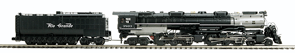 RailKing(R) Premier Steam 4-6-6-4 Challenger w/Proto-Sound 3.0 & DCS - 3-Rail -- Denver & Rio Grande Western #3803 (black, silver)\