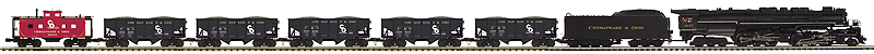2-6-6-6 Allegheny Freight Train-Only Set w/Proto-Sound 3.0 - 3-Rail -- Chesapeake & Ohio
