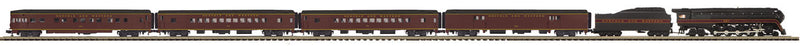 J Class 4-8-4 Passenger Train-Only Set - 3-Rail w/Proto-Sound 3.0 - Premier(R) -- Norfolk & Western Loco & 4 Streamlined Cars