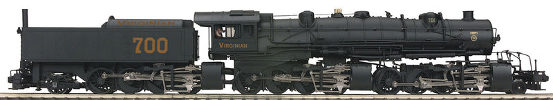 2-8-8-8-2 Triplex - 3-Rail w/Proto-Sound 3.0 - Premier(R) Scale -- Virginian #700 (black)