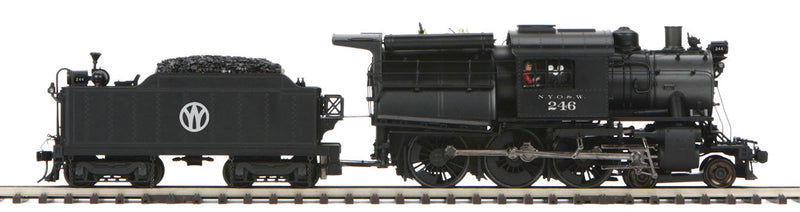 4-6-0 Camelback - 3-Rail w/Scale Wheels & Proto-Sound 3.0 -- New York Ontario & Western #246