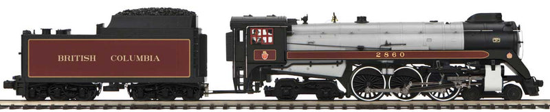 4-6-4 Royal Hudson - 3-Rail w/Scale Wheels & Proto-Sound 3.0 -- British Columbia Railway #2860