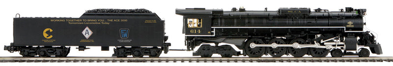 4-8-4 Greenbrier - 3-Rail w/Hi-Rail Wheels & Proto-Sound 3.0 -- Chessie System #61T