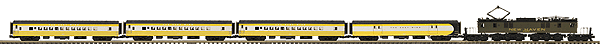 Premier Electric Passenger Set Powered w/Proto-Sound 2.0 -- New Haven EP-3 w/4 Cars (The East Wind)