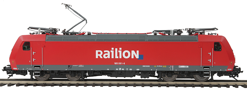 Premier Electric Adtranz TRAXX F140 AC2 Unpowered -- Railion European (red, gray)