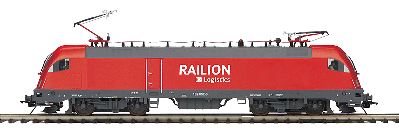 RailKing(R) Premier Taurus ES-64-U2 Electric w/Proto-Sound 3.0 & DCS - 3-Rail -- DB Railion (Red, gray; Hi-Rail Wheels)-1