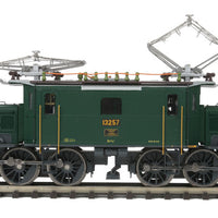 Ce 6/8 II Electric w/Proto-Sound 3.0 & Hi-Rail Wheels - 3-Rail - Premier(R) -- Swiss Federal Railways SBB #13257 (dark green, silver)