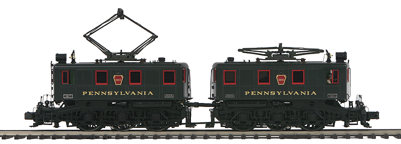 BB1 Electric w/Proto-Sound 3.0 & Hi-Rail Wheels - 3-Rail - Premier(R) -- Pennsylvania Railroad #3900, 3901 (Brunswick Green)