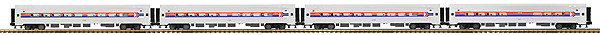 Premier 4-Car Amfleet Passenger Set -- Amtrak