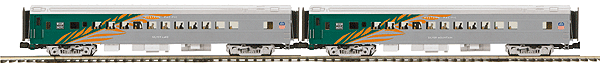 Premier 70' Smoothside Coach 2-Pack (ABS Plastic) -- Western Pacific