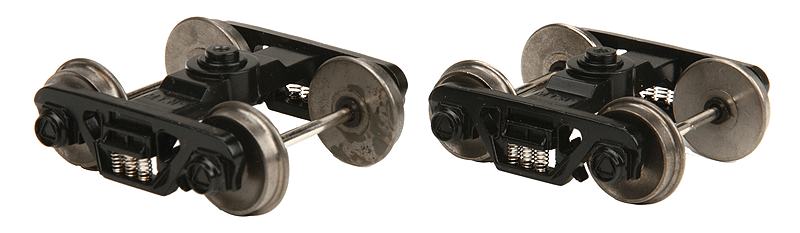 2-Rail Freight Car Trucks - 1 Pair -- Roller Bearing-1