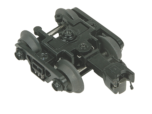 3-Rail Freight Car Two Truck Pack -- Roller Bearing-1