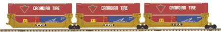 Premier 3-Car Twin Stack Container Add-On Set -- TTX