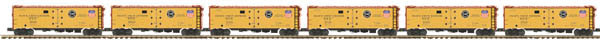 Premier 40' Steel Reefer - 3-Rail - Ready to Run -- Pacific Fruit Express #47620, 47623, 47610, 47618, 47634, 47631 (2 Logos)