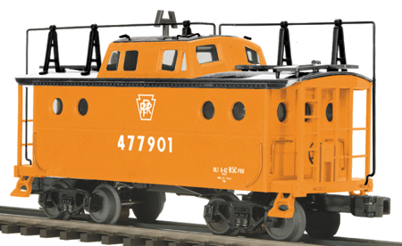 Premier N5c Caboose -- Pennsylvania (orange)