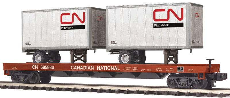 Flat w/2 20' Trlrs CN-1