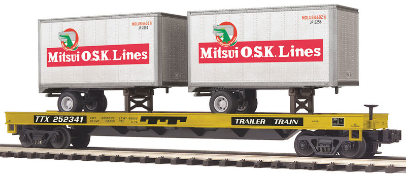 Flat w/2 20' Trlrs TTX