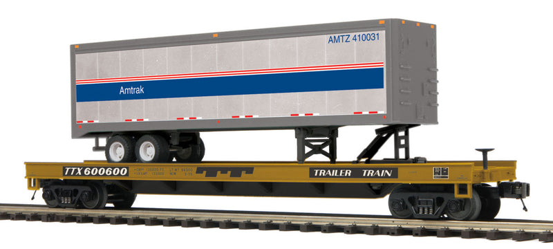 Flatcar w/40'Trailer AMTK