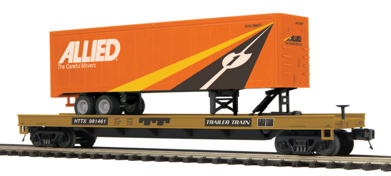 Flatcar w/40'TrailerTrlrT