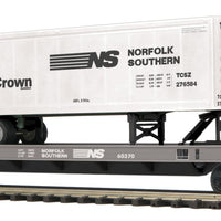 Flatcar w/40'Trailer NS