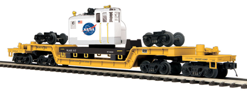 75" Flatcar w/Crane NASA