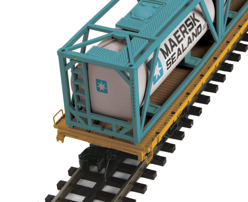 60' Flatcar w/3 Cont TTX-1