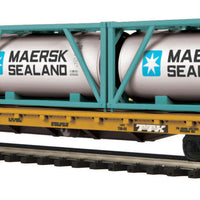 60' Flatcar w/3 Cont TTX