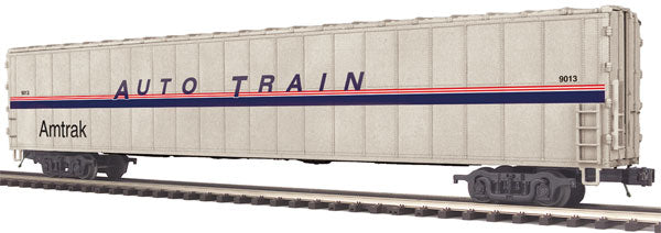 75' Auto Carrier - 3-Rail - Ready to Run - Premier -- Amtrak (Auto Train)-1