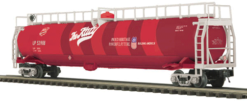 Premier 33,000-Gallon Tank Car - 3-Rail - Ready to Run -- Missouri-Kansas-Texas (Heritage Scheme, 2-Tone Red)